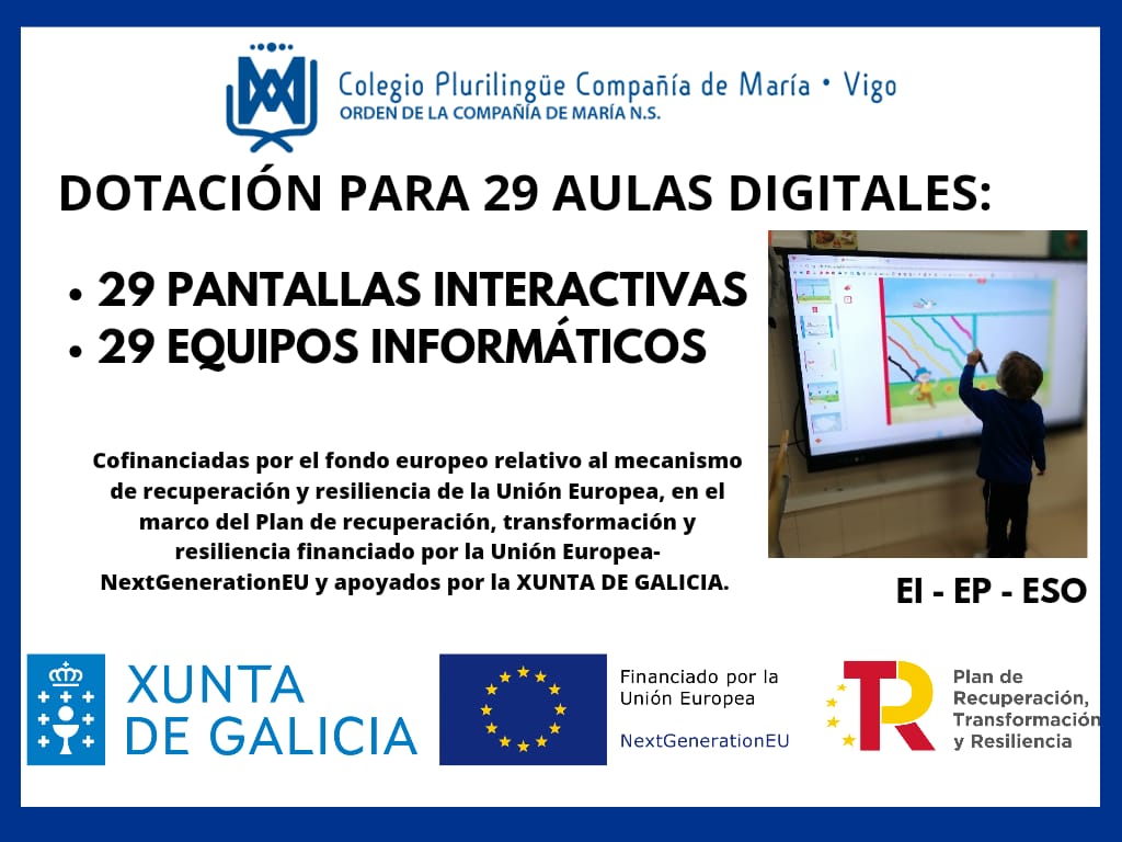 Educacion Vigo - Compania Maria Vigo aulas digitalizadas 01